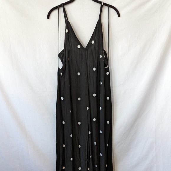 Free People Pants - Free People Women's Black and White Polka Dots Jumpsuit, XS